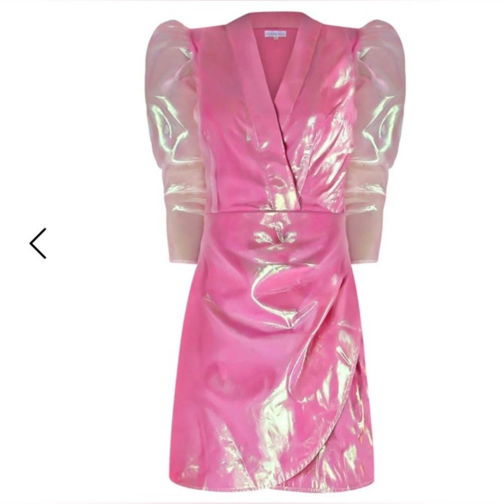 Aurora Borealis Glass Dress Pink